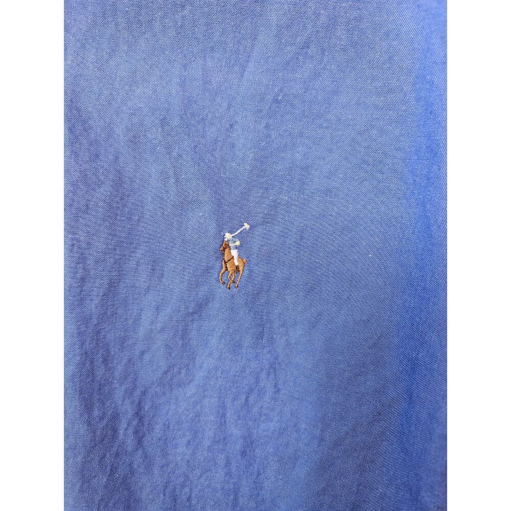 Polo Ralph Lauren Yarmouth Shirt Mens 16-36 Blue Oxford Button Down Classic Fit - Picture 4 of 10